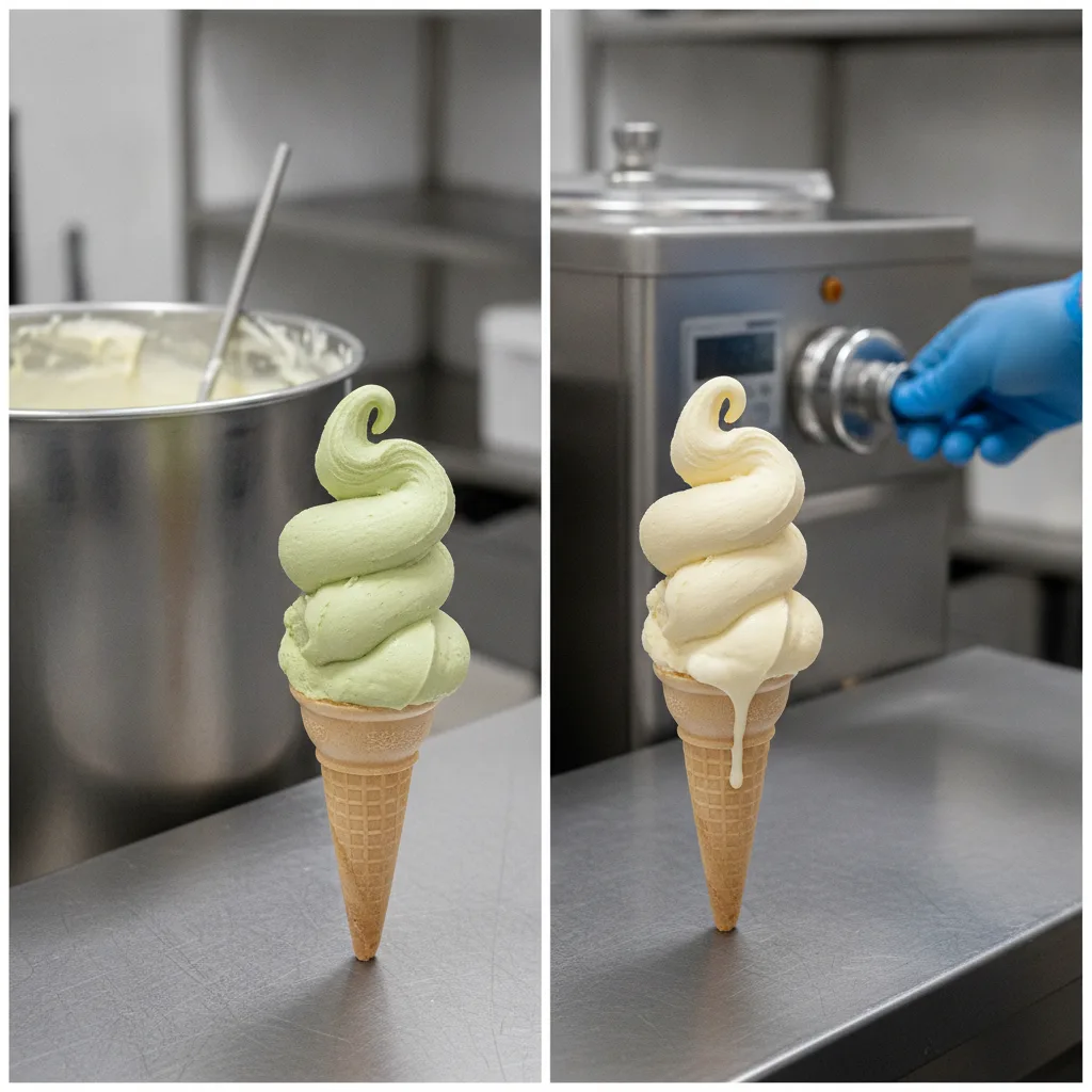 lait entier vs lait en poudre glace italienne