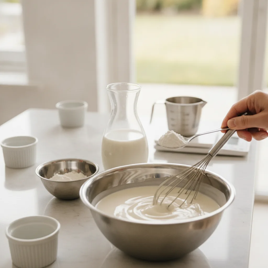 lait entier vs lait en poudre glace italienne