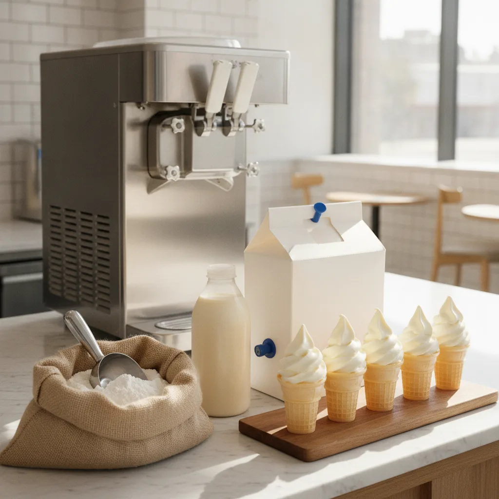 Mix glace italienne poudre vs liquide vs BIB en 2026 - mix glace italienne poudre liquide bib