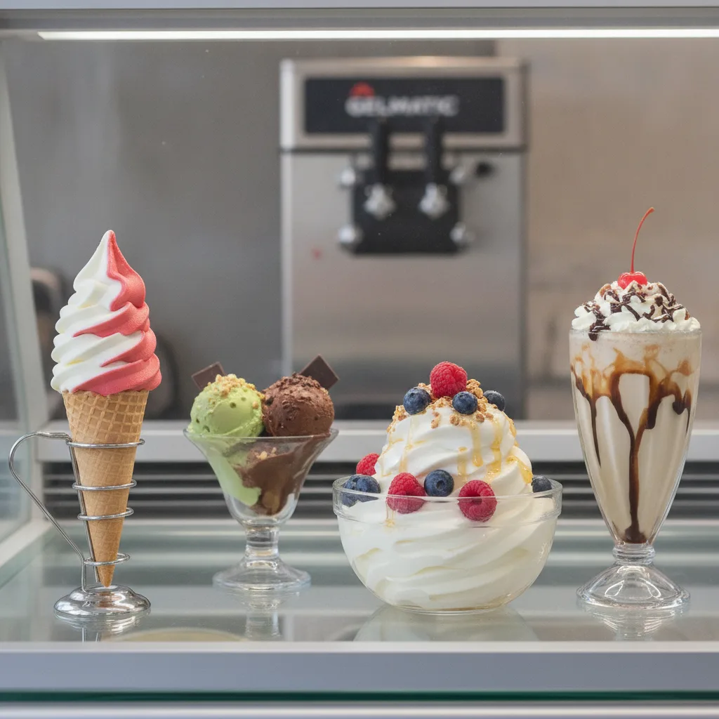Gelmatic machine glace Made in Italy